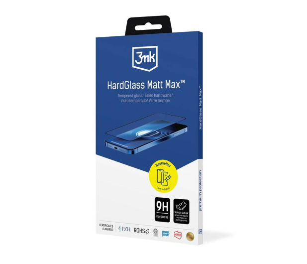 3mk HardGlass Matt Max do iPhone 17 Pro - 1360717 - zdjęcie